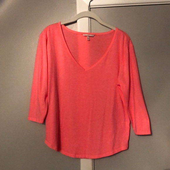 Victoria's Secret Other - Victoria’s Secret pajama top pink 3/4 sleeve M